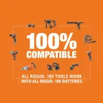 RIDGID 18V Hybrid Jobsite Radio with Bluetooth Wireless Technology (Tool Only) thumbnail 13