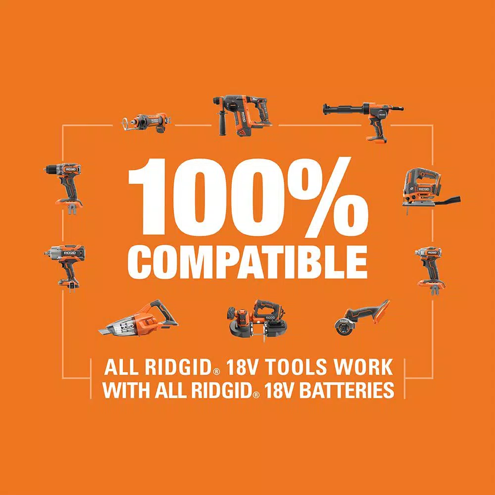 RIDGID 18V Hybrid Jobsite Radio with Bluetooth Wireless Technology (Tool Only)