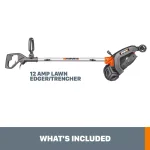 Worx 12 Amp Electric 7.5 in. Lawn Edger and Trencher thumbnail 13