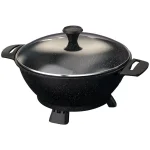 Starfrit The Rock Electric Multi-Pot Wok with Nonstick Cast-Aluminum Body and Bakelite Handles thumbnail 1