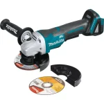 Makita 18V LXT Brushless 4-1/2"/5" Paddle Switch Angle Grinder Kit with 5.0Ah Battery thumbnail 2