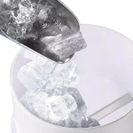 Nostalgia ISM1000 Electric Shaved Ice & Snow Cone Maker, Blue and White thumbnail 3
