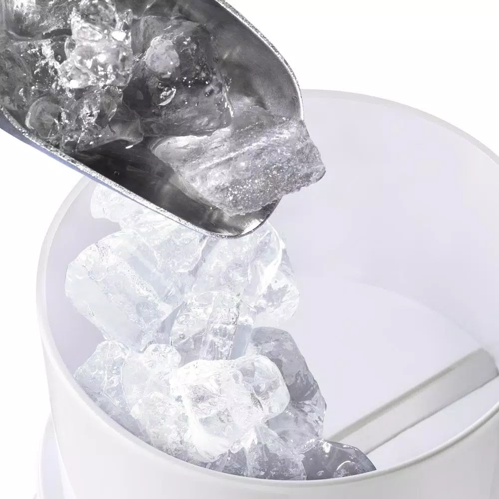 Nostalgia ISM1000 Electric Shaved Ice & Snow Cone Maker, Blue and White