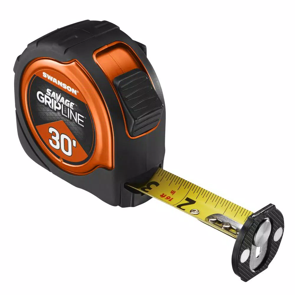 Swanson Savage 30 ft. Gripline Tape Measure with Magnetic Dual-Edge Hook