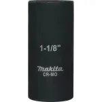 Makita 1/2 in. Drive 1-1/8 in. Deep Well Impact Socket, CR-MO Steel thumbnail 1