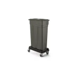 Suncast Commercial Slim Resin Trash Can Dolly thumbnail 5
