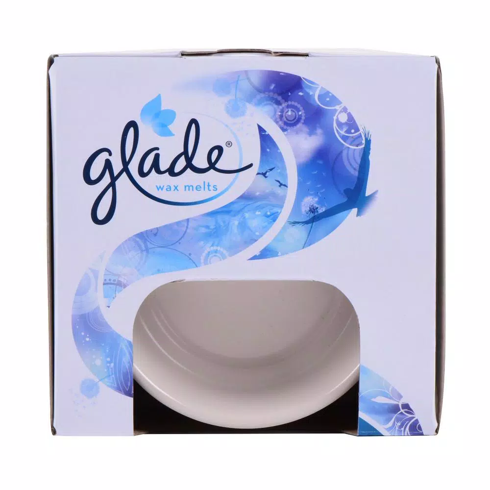 Glade Electric Wax Melt Air Freshener Warmer, White (2-Pack)