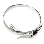 POWERTEC 19 in. Diameter Band Clamp for Dust Collector, Zinc-Plated Steel thumbnail 1