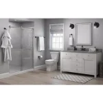 Delta Chamberlain 24 in. Matte Black Towel Bar, Zinc Die Cast Construction thumbnail 4