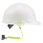 Ergodyne Squids 3158 Lime Coil Hard Hat Lanyard with Double Lock Buckle thumbnail 2