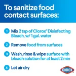 Clorox Disinfecting Bleach Regular Concentrated Liquid, 121 oz (Pack of 3) thumbnail 6