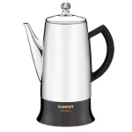 Cuisinart 12-Cup Classic Stainless Steel Percolator, Black thumbnail 1