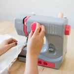 Janome Compact 10-Stitch Sewing Machine - Portable Graceful Grey thumbnail 2