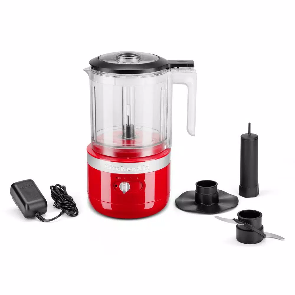 KitchenAid Cordless 5-Cup Food Chopper, Passion Red