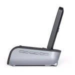 iHome TIMEBASE iBTW20B Bluetooth Alarm Clock with Wireless Qi Charging and USB Port thumbnail 3