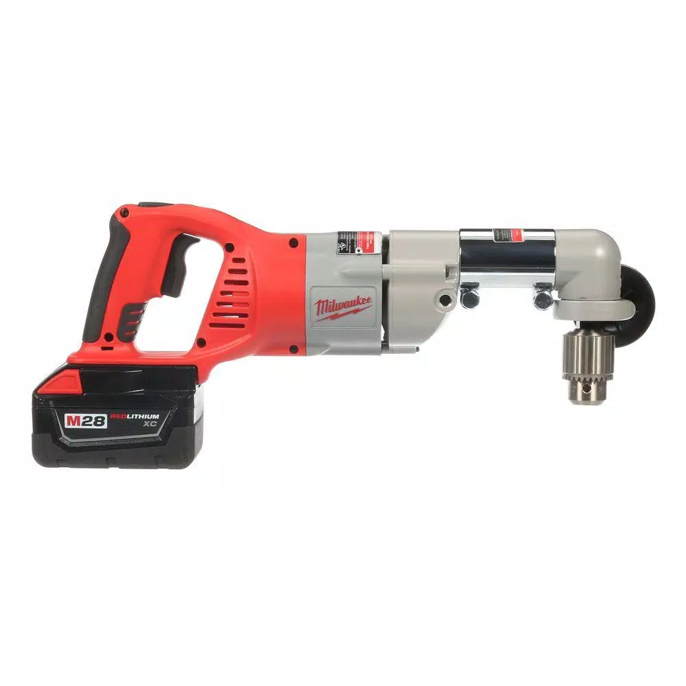 Milwaukee M28 28V Cordless 1/2 in. Right Angle Drill Kit with 3.0 Ah Battery and Charger