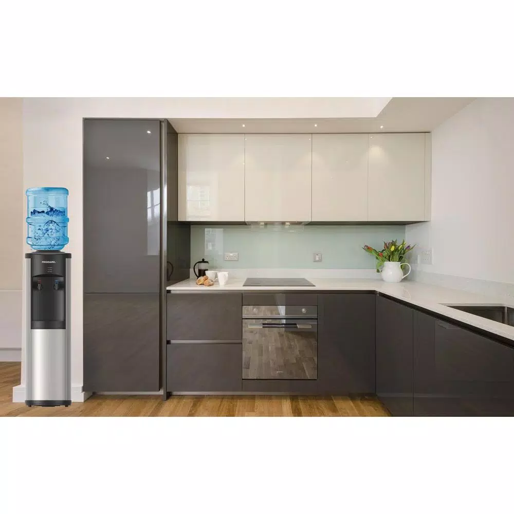 Frigidaire Stainless Steel Top Loading Water Cooler Dispenser - Hot and Cold