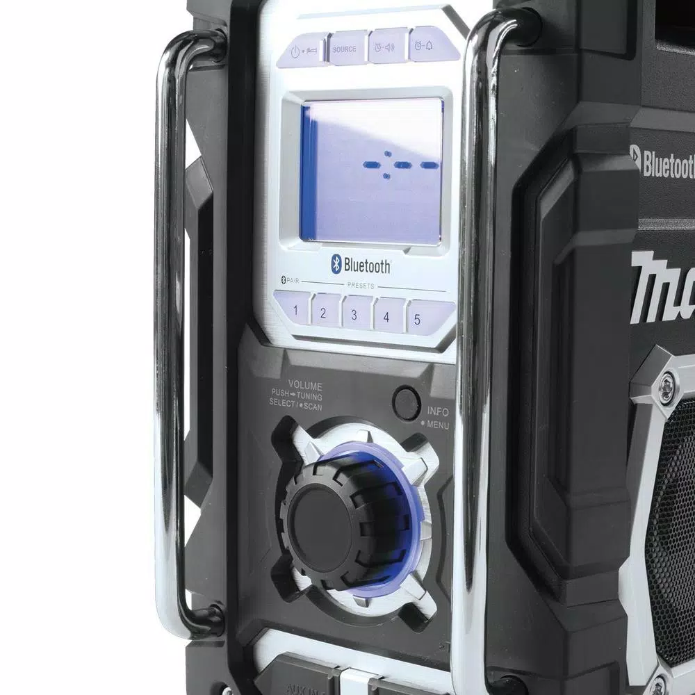 Makita 18V LXT Lithium-Ion Bluetooth Job Site Radio, Model XRM06B (Tool Only)