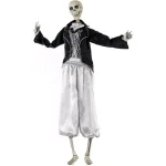 Haunted Hill Farm 5 ft. Animatronic Talking Skeleton Groom Halloween Prop thumbnail 5