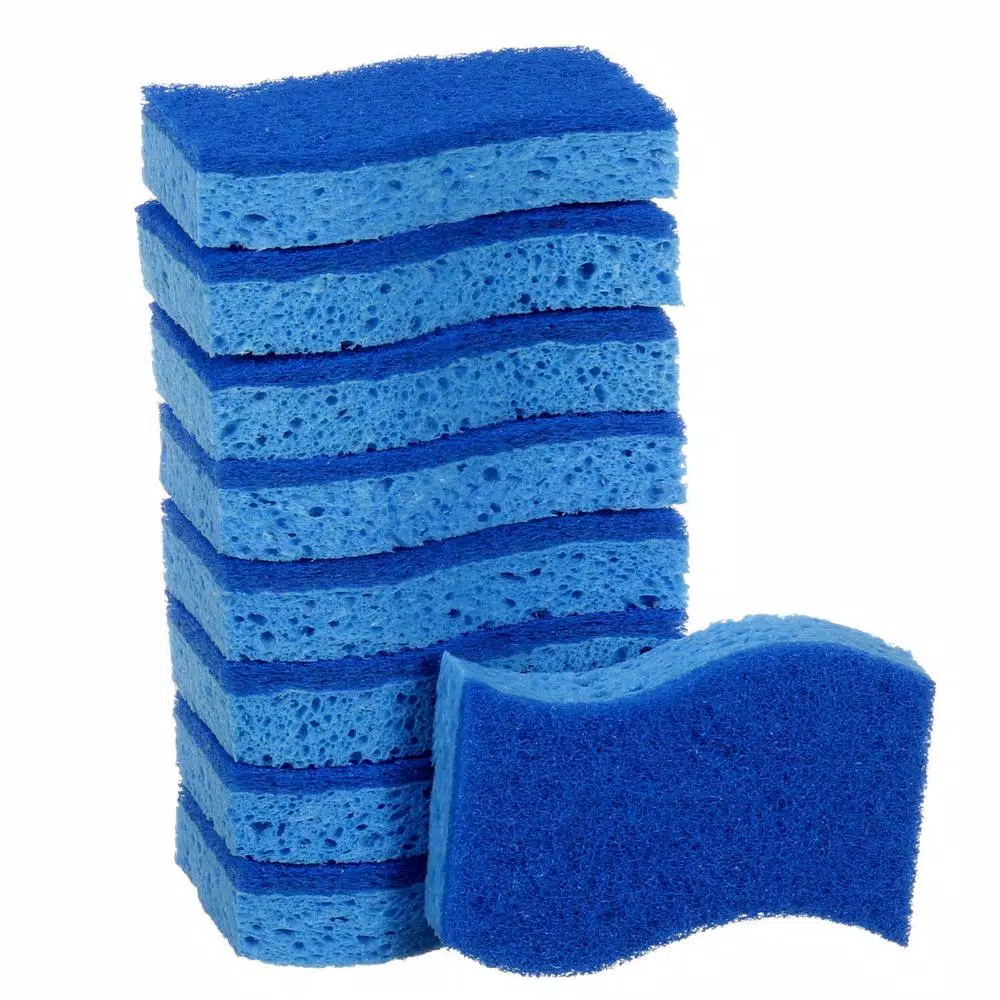 Scotch-Brite Non-Scratch Scrub Sponges, Blue, 9-Pack