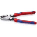 KNIPEX 9.5 in. High Leverage Lineman's Pliers with Dual-Component Comfort Grips and Tether Attachment thumbnail 3