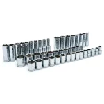 GearWrench 49-Piece 1/2 in. 120XP SAE/Metric Standard and Deep Socket Mechanics Tool Set thumbnail 7