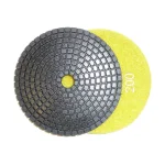 Unbranded JHX 4 in. Wet Diamond Polishing Pad Set for Granite and Concrete with Semi-Rigid Back Holder (7-Piece) thumbnail 6