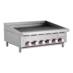 Magic Chef 36 in. Commercial Countertop Radiant Char Broiler, Stainless Steel thumbnail 3
