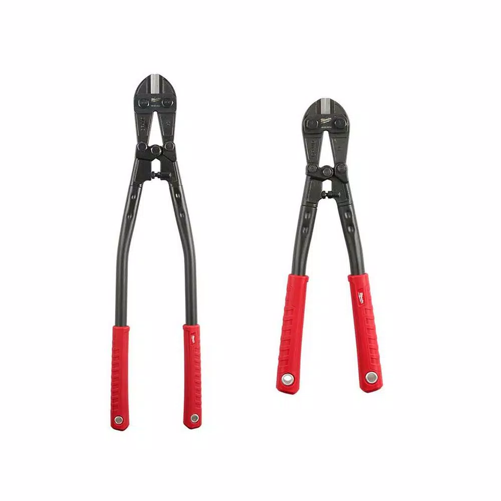 Milwaukee 2-Piece Bolt Cutter Set: 24 in. (7/16 in. Capacity) and 14 in. (5/16 in. Capacity)