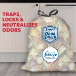 Glad 13 Gallon Tall Kitchen Trash Bags with Febreze Mediterranean Lavender OdorShield, Drawstring, 40-Count thumbnail 9