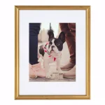 Kate and Laurel Adlynn Gold Picture Frame Set, 11 x 14 in. and 8 x 10 in. with Mats, Set of 4 thumbnail 2