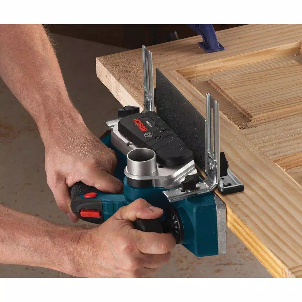 Bosch 6.5 Amp 3-1/4 in. Corded Planer Kit with Woodrazor Carbide Blades and Carrying Case