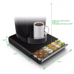 Mind Reader Hero 36-Capacity Black Coffee Pod Storage Drawer Organizer for Keurig and Single Serve Machines thumbnail 5