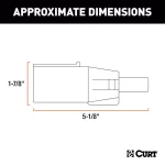 CURT 7-Way RV Blade Connector Tester for Trailer Wiring thumbnail 4