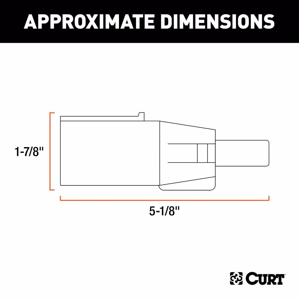 CURT 7-Way RV Blade Connector Tester for Trailer Wiring