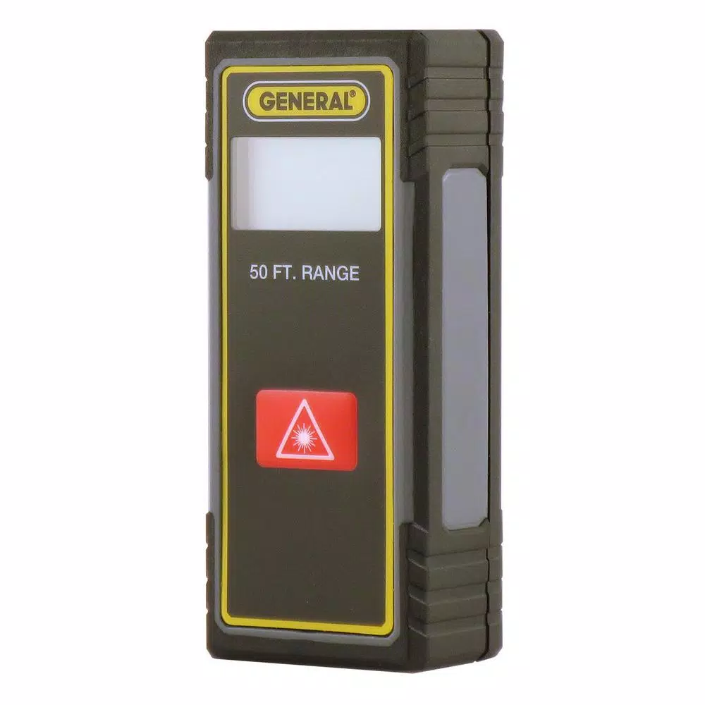 General Tools LDM1 50 ft. Compact Laser Measure, Digital Handheld Measuring Tool