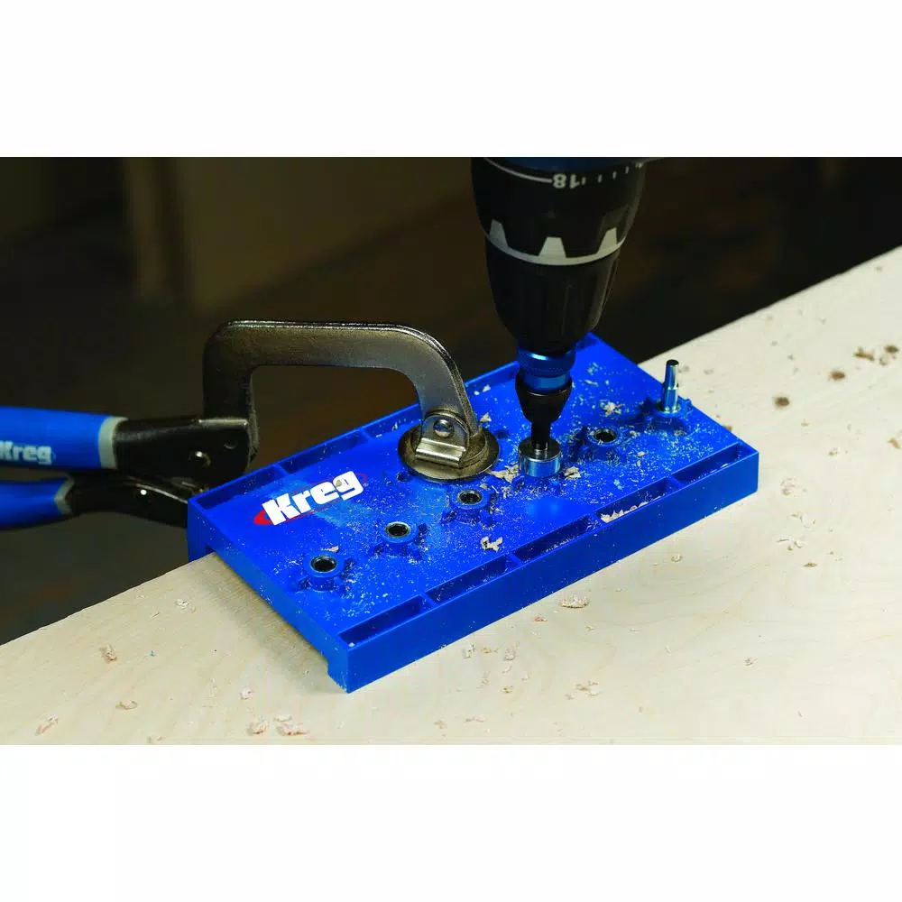 Kreg 5 mm Shelf Pin Jig with Hardened-Steel Drill Guides