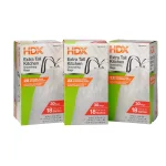 HDX 18 Gal. Kitchen and Compactor Drawstring Trash Bags, White, 90-Count thumbnail 1