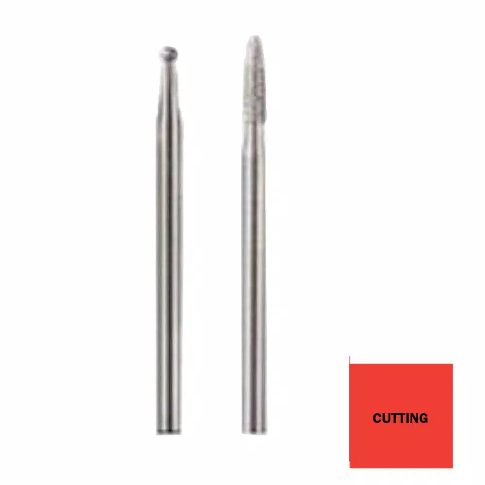 Dremel Diamond Wheel Point Rotary Tool Bit Set for Wood, Glass, Ceramic, and Hardened Steel (2-Pack)