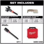 Milwaukee SwitchBlade Plumber's Selfeed Bit Set, 5-Piece thumbnail 2