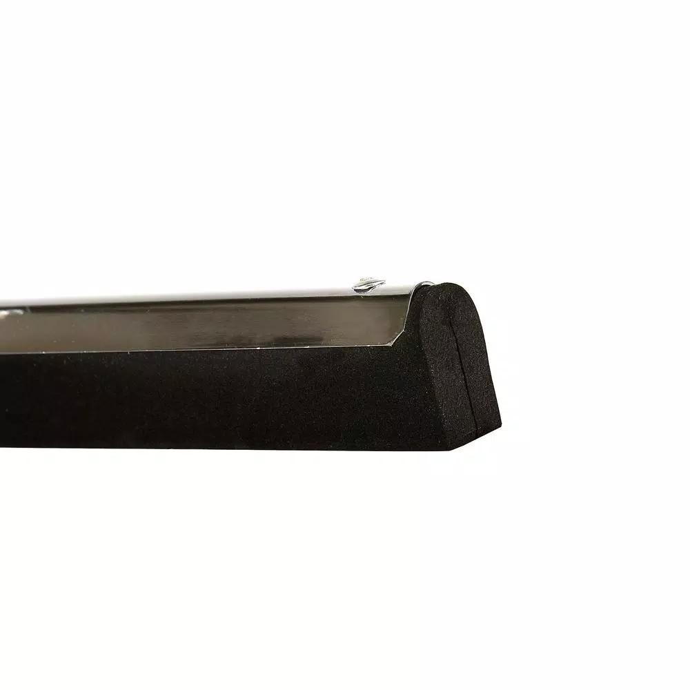 Alpine Industries 18 in. Dual Moss Rubber Professional Locking Floor Squeegee, Black