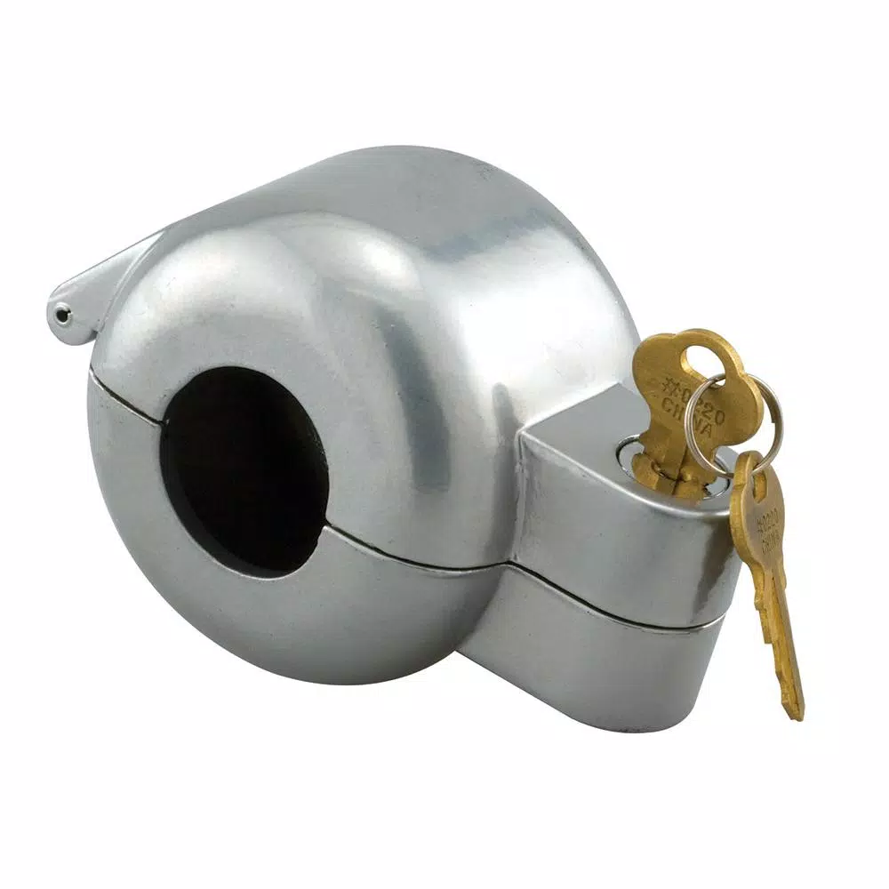 Prime-Line Diecast Door Knob Lock-Out Device, Gray Painted, Keyed Alike