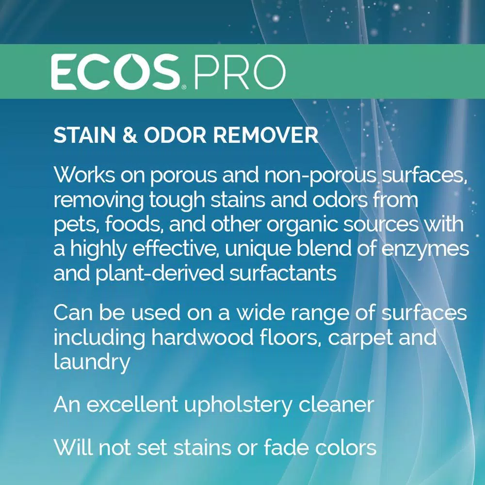 ECOS Pro Stain and Odor Remover, 128 oz. Fabric and Upholstery Cleaner