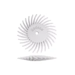 Dedeco Sunburst 7/8 in. 120-Grit Medium Radial Discs for Rotary Tools (12-Pack) thumbnail 1