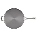 Circulon Elementum 5 qt. Hard-Anodized Aluminum Nonstick Saute Pan with Glass Lid, Oyster Gray thumbnail 3