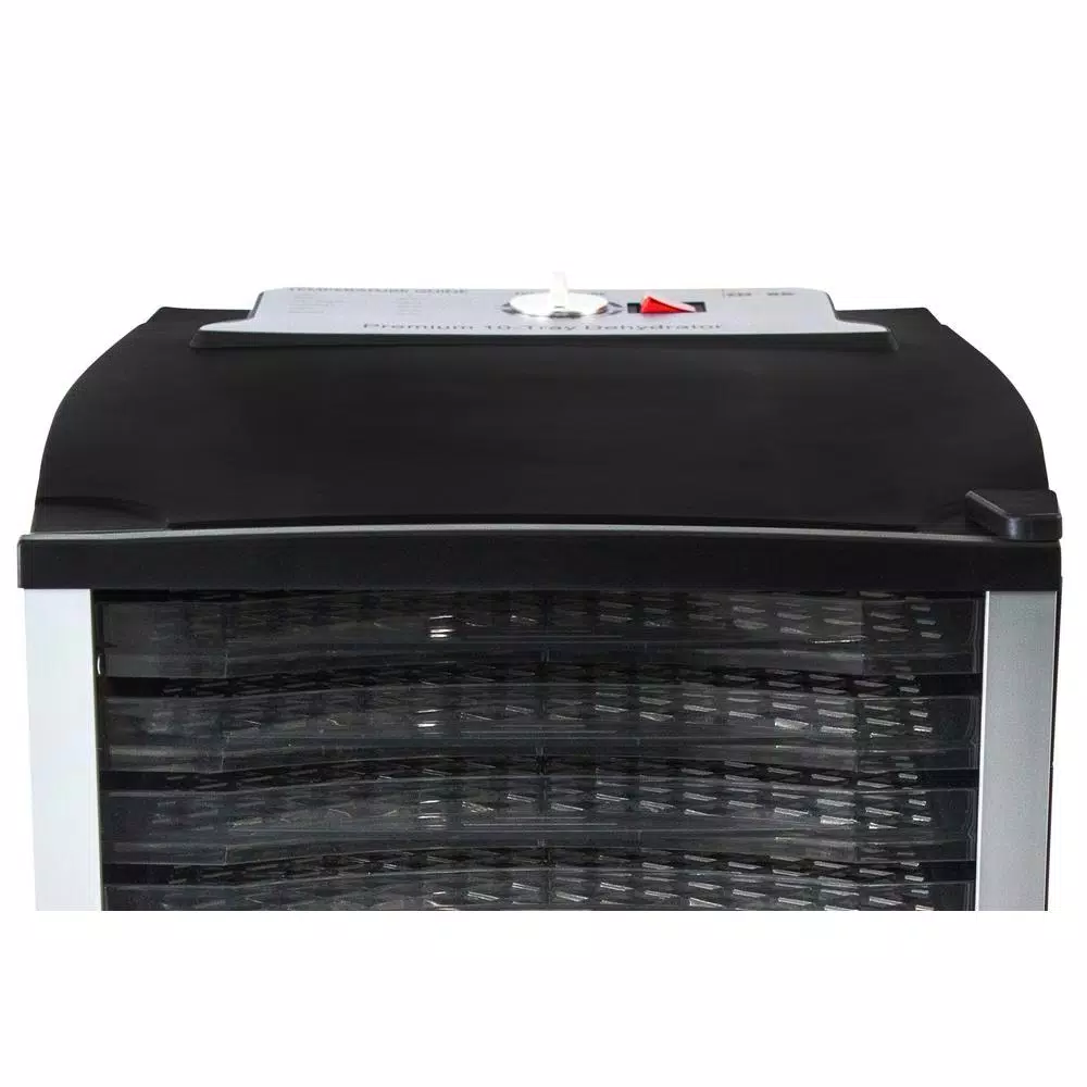 CHARD 10-Tray Food Dehydrator, 800W Electric Dehydrator with Clear Acrylic Door