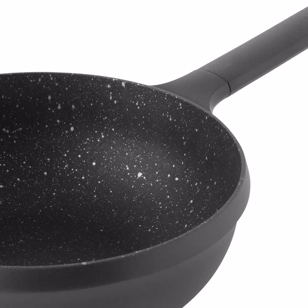 BergHOFF GEM 10 in. Cast Aluminum Nonstick Stir Fry Pan, Induction Ready Wok