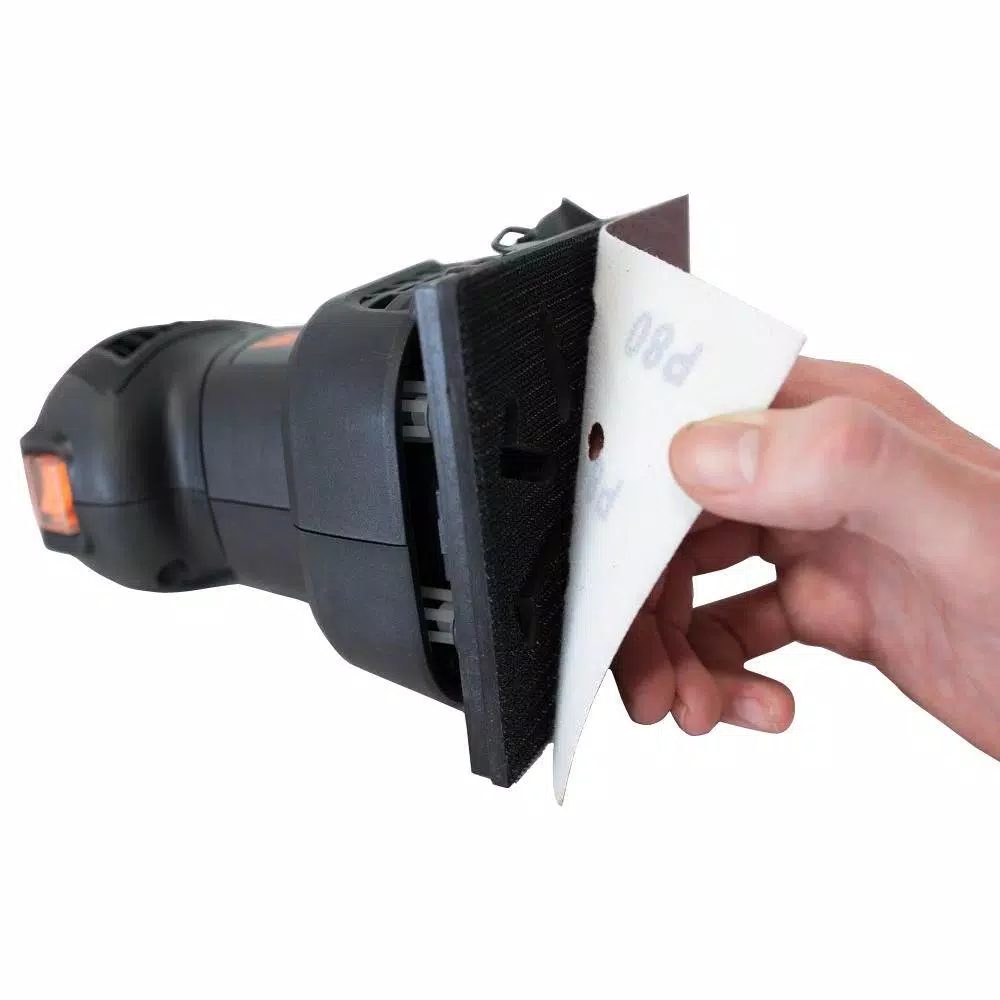WEN 1/4 Sheet Orbital Palm Sander, 2 Amp, 15,000 OPM