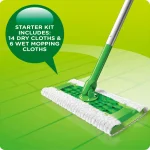 Swiffer Sweeper 2-in-1 Dry and Wet Mop Starter Kit with Microfiber Flat Mop Head thumbnail 8