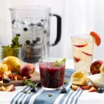 Libbey Frost 16-Piece Clear Glass Drinkware Set with Crackle Texture thumbnail 2